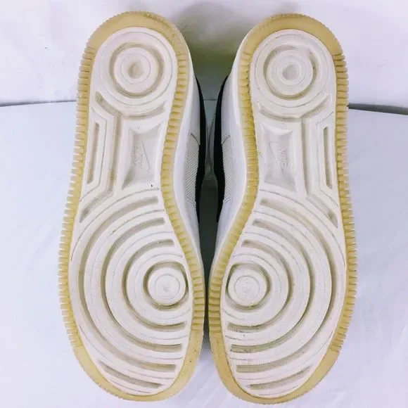 Nike Air Force 1 Shadow Womens Go The Extra Smile Sneaker White Leather Sz 9 - Picture 9 of 9